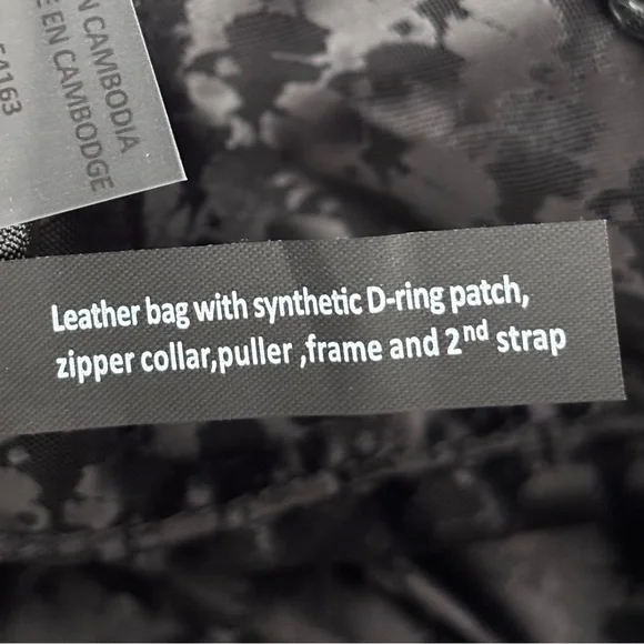 KARL LAGERFELD Simone Suede Leather Top Handle Raisin Satchel Crossbody--NWT - Picture 13 of 16